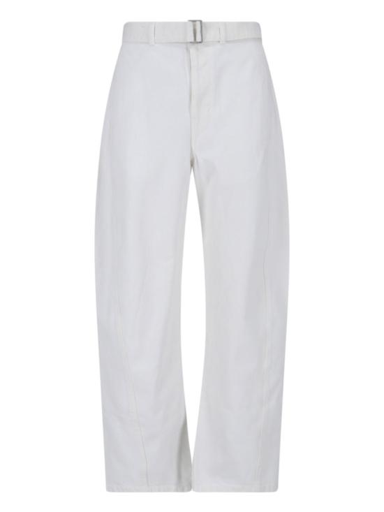 26SS 르메르 트위스트 벨티드 팬츠 PA326 LD1070WH086 White