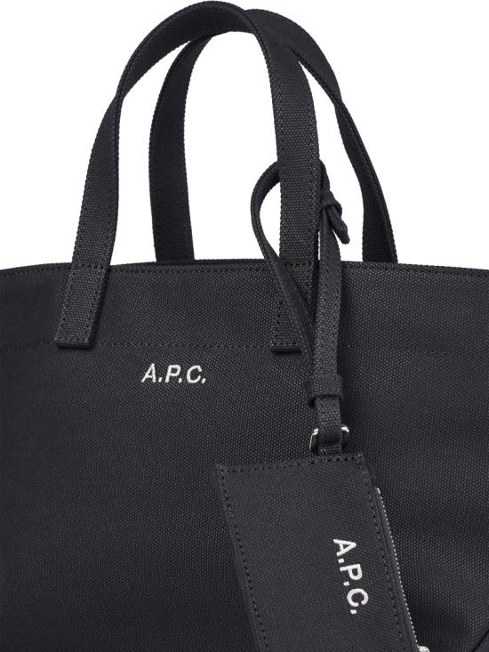26SS 아페쎄 르 드러머 뚜왈 스몰 토트 백 COHMP F67045LZZ BLACK Black - A.P.C.