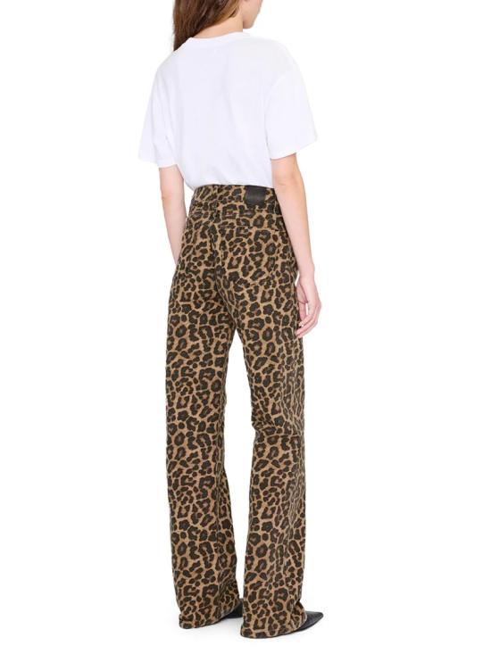 26SS 애니빙 스트레이트 팬츠 A0611765MTL59LEOPARD Black - ANINE BING