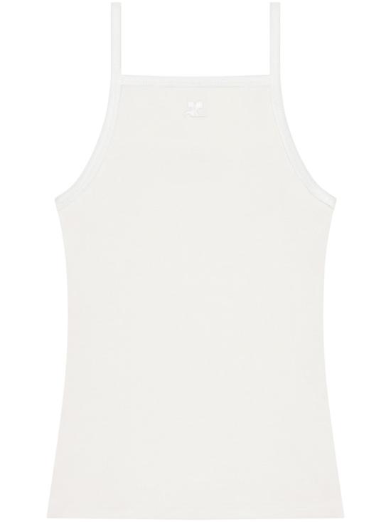 26SS 쿠레쥬 민소매 티셔츠 126JDE149JS0203B215 White