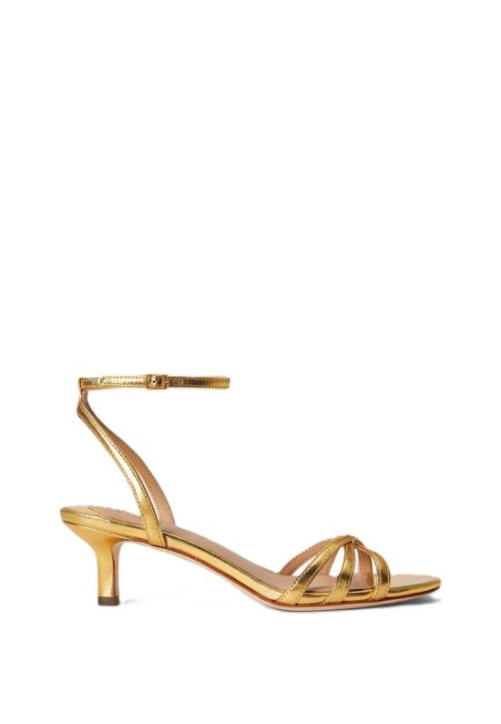 26SS 랄프 로렌 샌들 802P10398001 Gold