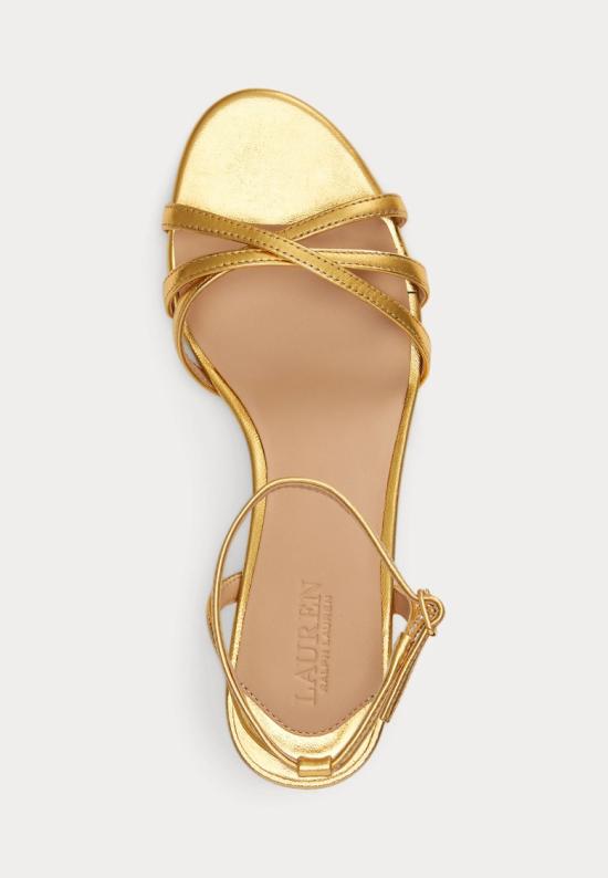 26SS 랄프 로렌 샌들 802P10398001 Gold - RALPH LAUREN