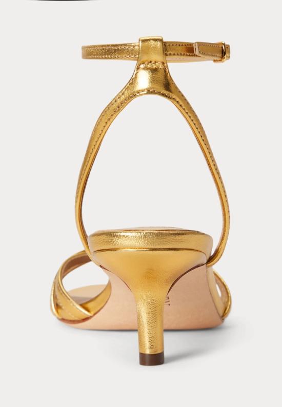 26SS 랄프 로렌 샌들 802P10398001 Gold - RALPH LAUREN