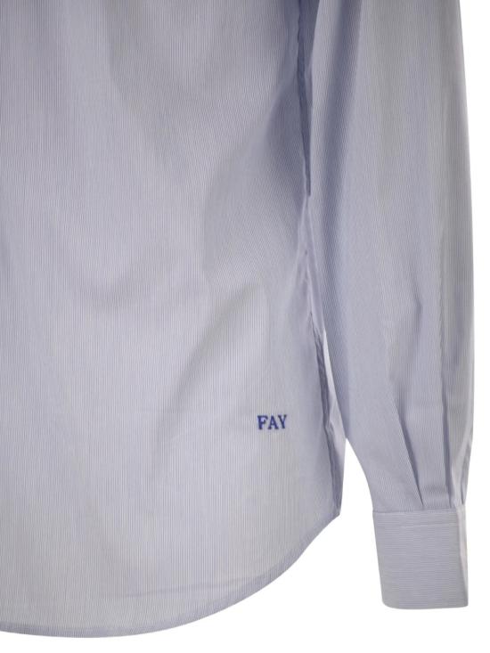 26SS 페이 긴팔 셔츠 NCMA152259SZBEU802 Blue - FAY