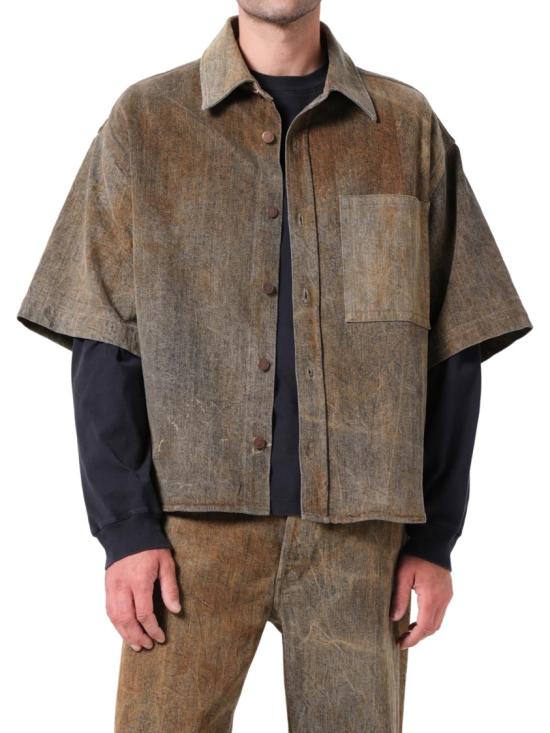 26SS 에이골디 반팔 셔츠 A40661917BRAK Grey - AGOLDE
