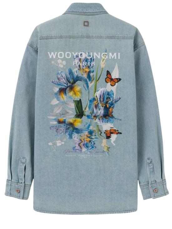 26SS 우영미 데님 셔츠 W261SH26882L Blue - WOOYOUNGMI