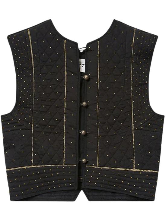 26SS 이자벨마랑에뚜왈 민소매 티셔츠 26PGI0078FA D1J03E01BK Black