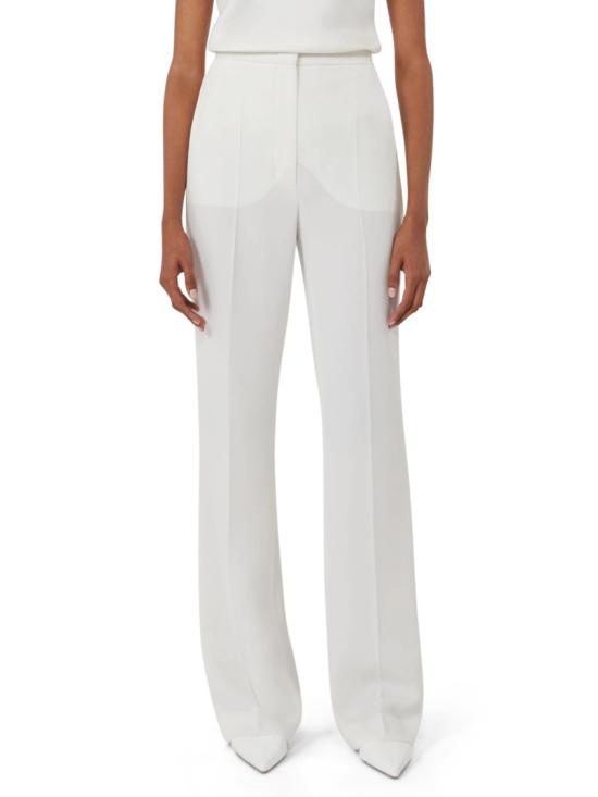 26SS 막스마라 스트레이트 팬츠 2611131054600MXECRINE012 White - MAX MARA