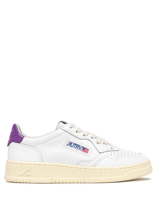 26SS 오트리 메달리스트 로우 레더 스니커즈 AULWLL08 White