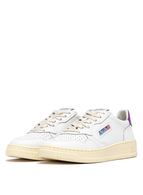 26SS 오트리 메달리스트 로우 레더 스니커즈 AULWLL08 White - AUTRY