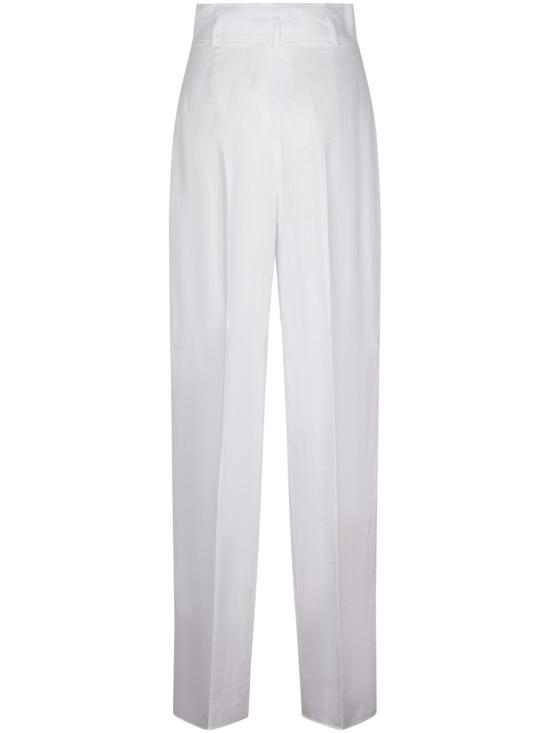 26SS 막스마라 스트레이트 팬츠 2616131092600MSTMATERIA002 White - MAX MARA