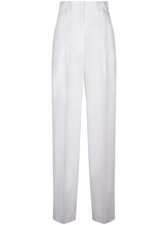 26SS 막스마라 스트레이트 팬츠 2616131092600MSTMATERIA002 White