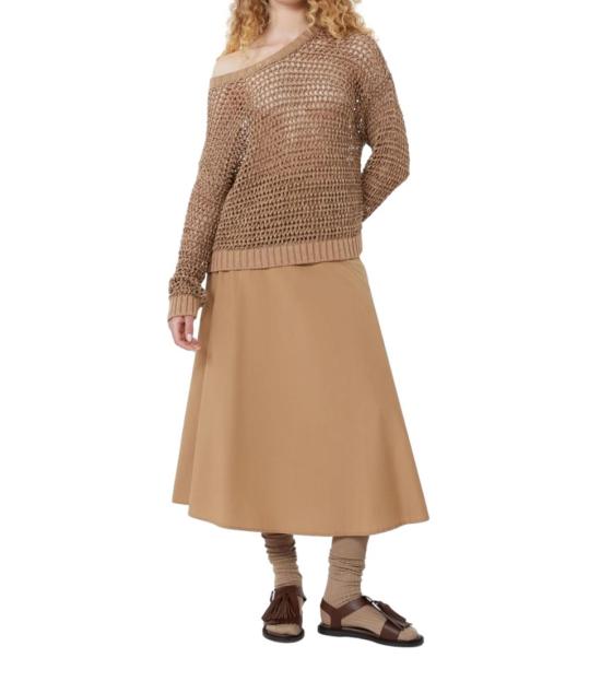 26SS 막스마라 롱 스커트 2615101042600010 Brown - MAX MARA