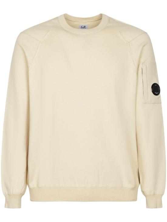 26SS 씨피 컴퍼니 코튼 씨 아일랜드 크루넥 렌즈 니트 20CMKN183A110560A114 Neutrals