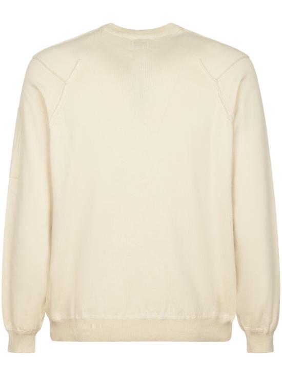 26SS 씨피 컴퍼니 코튼 씨 아일랜드 크루넥 렌즈 니트 20CMKN183A110560A114 Neutrals - C.P. COMPANY