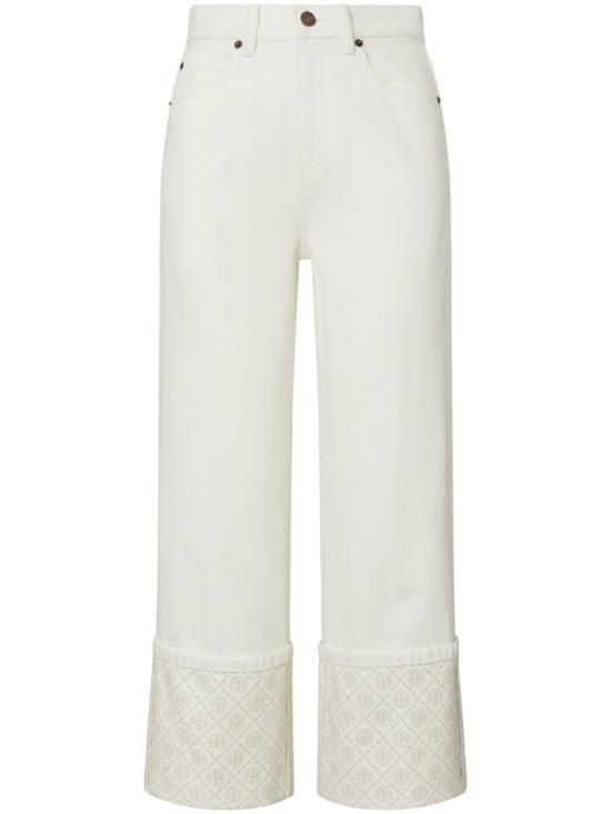 26SS 토리버치 데님 팬츠 183553100 White