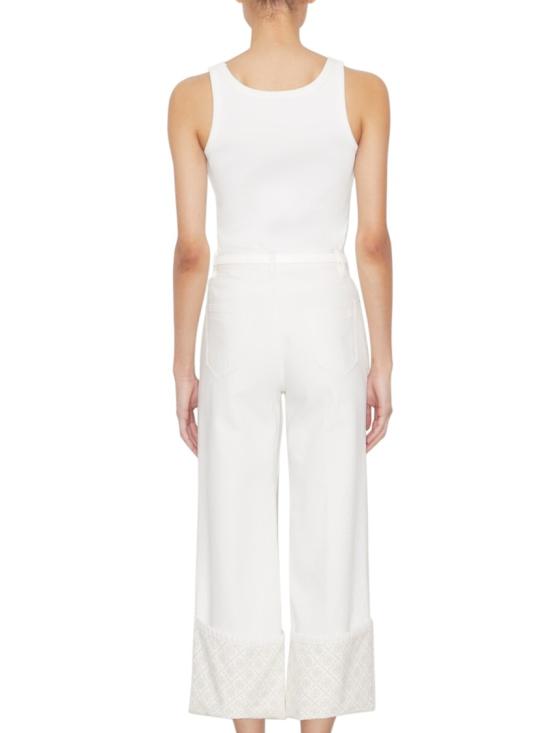 26SS 토리버치 데님 팬츠 183553100 White - TORY BURCH
