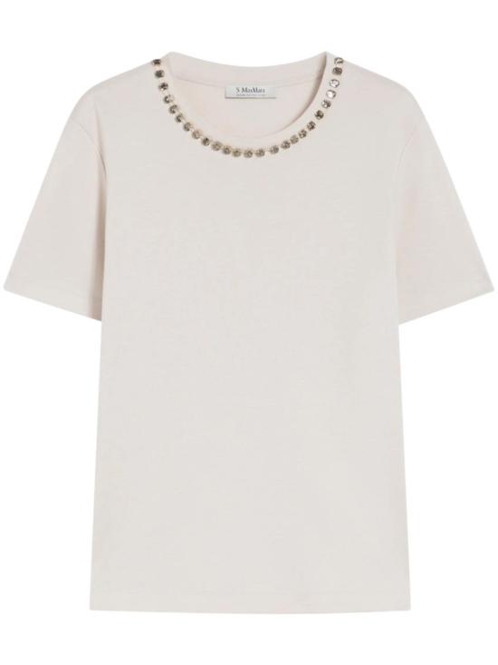 26SS 막스마라 반팔 티셔츠 2619971013600SMMBINGO001 White