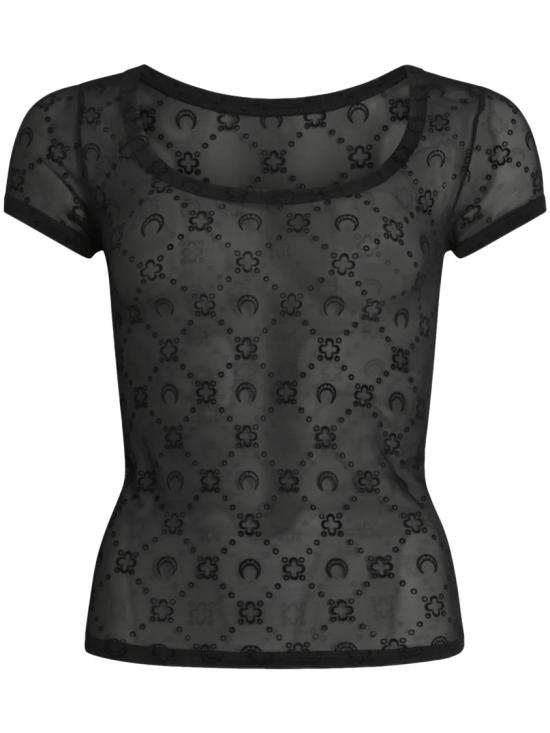 26SS 마린세르 반팔 티셔츠 WTO389ACJER0005BK99 Black