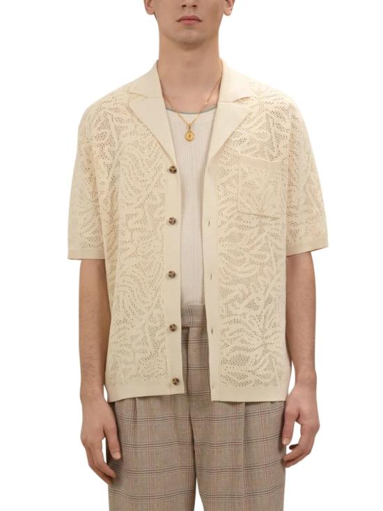 26SS 드롤드무슈 반팔 셔츠 KCA174CO293OW Neutrals - DROLE DE MONSIEUR