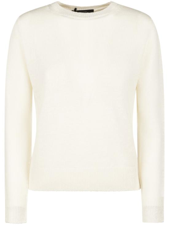 26SS 막스마라 긴팔 티셔츠 2615361132600WKDATZECO002 White