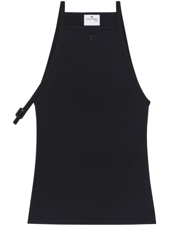 26SS 쿠레쥬 민소매 티셔츠 226JDE164JS0285BLACK Black
