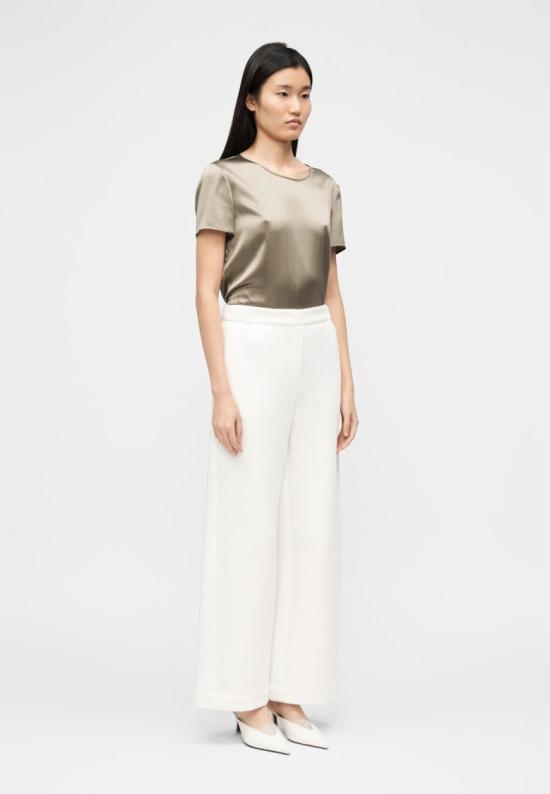 26SS 막스마라 스트레이트 팬츠 2616781087600001 White - MAX MARA