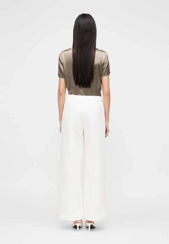 26SS 막스마라 스트레이트 팬츠 2616781087600001 White - MAX MARA