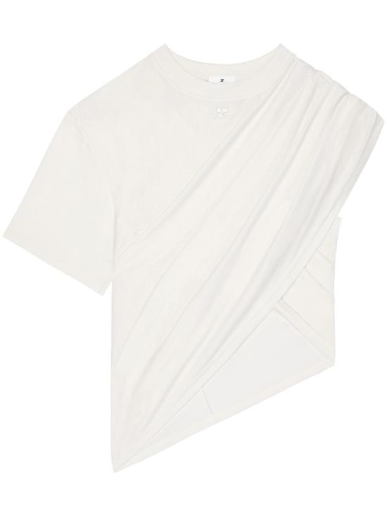26SS 쿠레쥬 반팔 티셔츠 226JTS241JS0290HERITAGE WHITE White