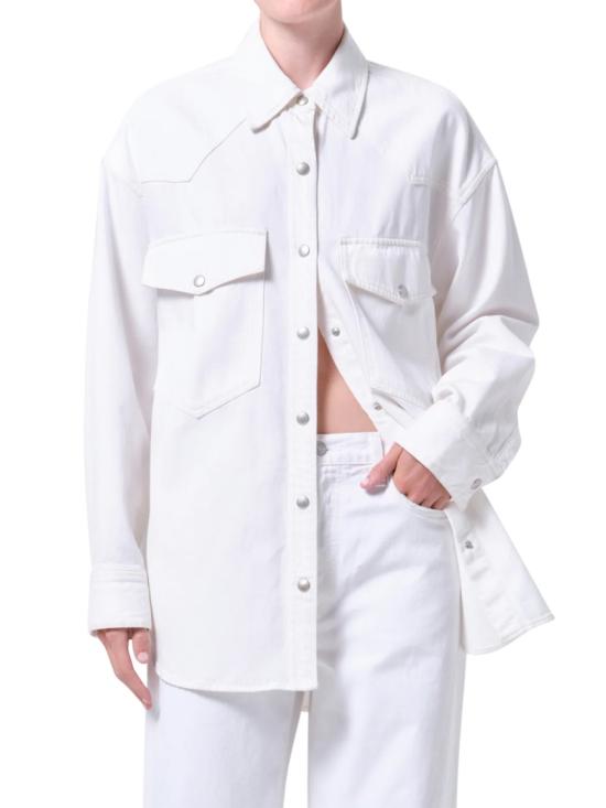 26SS 에이골디 셔츠 A73571500MLSKE White - AGOLDE