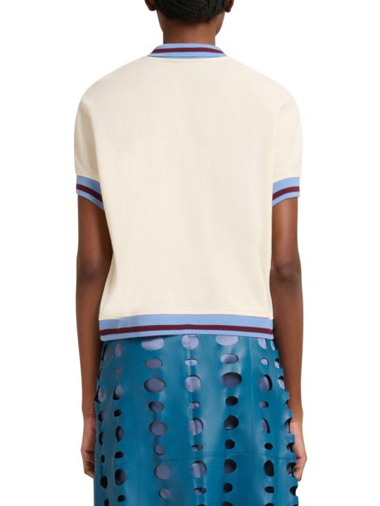 26SS 마르니 폴로 티셔츠 THJE0389LSUTC59900W08 Neutrals - MARNI