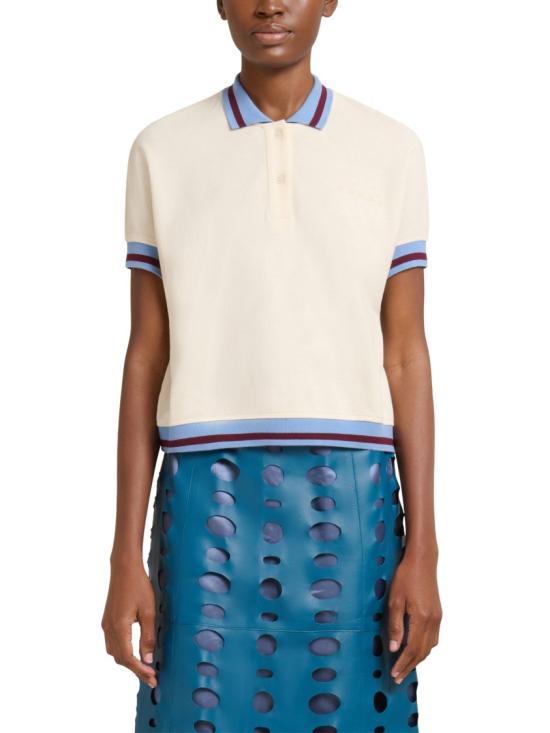 26SS 마르니 폴로 티셔츠 THJE0389LSUTC59900W08 Neutrals - MARNI