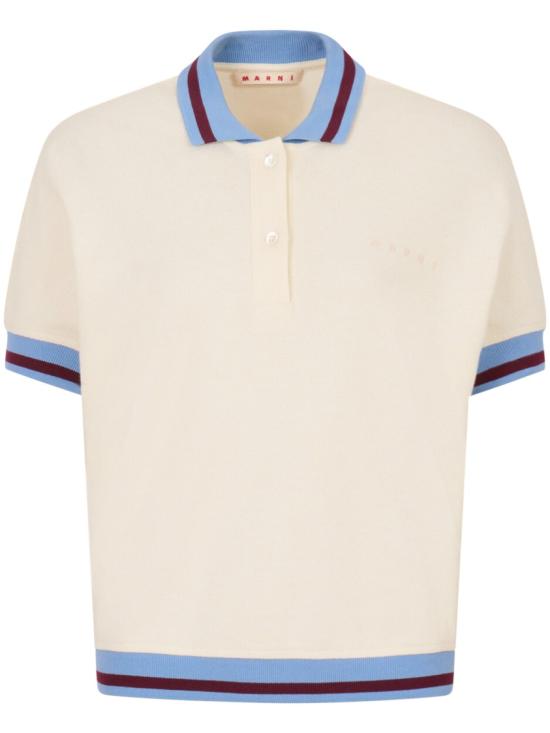 26SS 마르니 폴로 티셔츠 THJE0389LSUTC59900W08 Neutrals