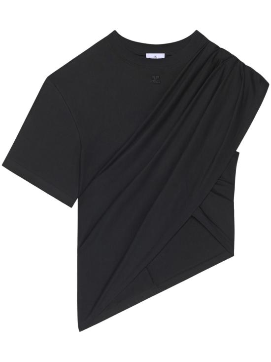26SS 쿠레쥬 반팔 티셔츠 226JTS241JS0290BLACK Black