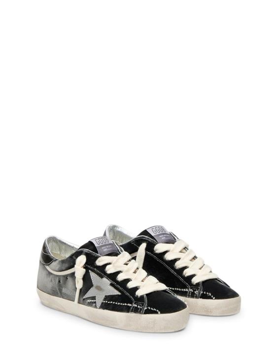 26SS 골든구스 벨벳 어퍼 라미네이티드 스타 슈퍼스타 스니커즈 GWF01002F00814381501 Black - GOLDEN GOOSE