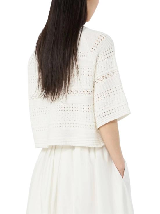 26SS 막스마라 반팔 티셔츠 2615361033600WKIORCHE001 White - MAX MARA