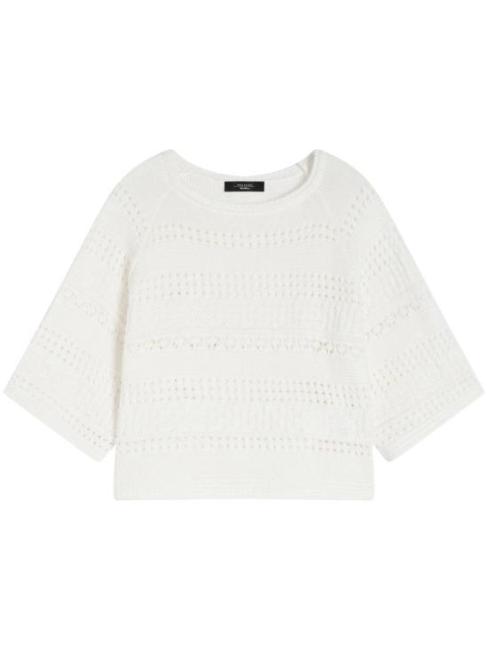 26SS 막스마라 반팔 티셔츠 2615361033600WKIORCHE001 White