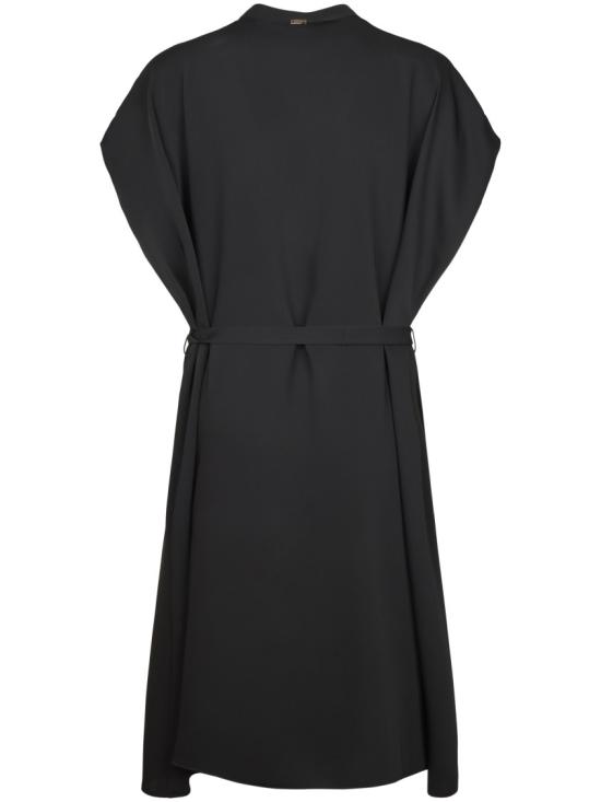 26SS 에르노 벨티드 셔츠 드레스 벨티드 셔츠 드레스 AB000081D12875S9300 Black - HERNO