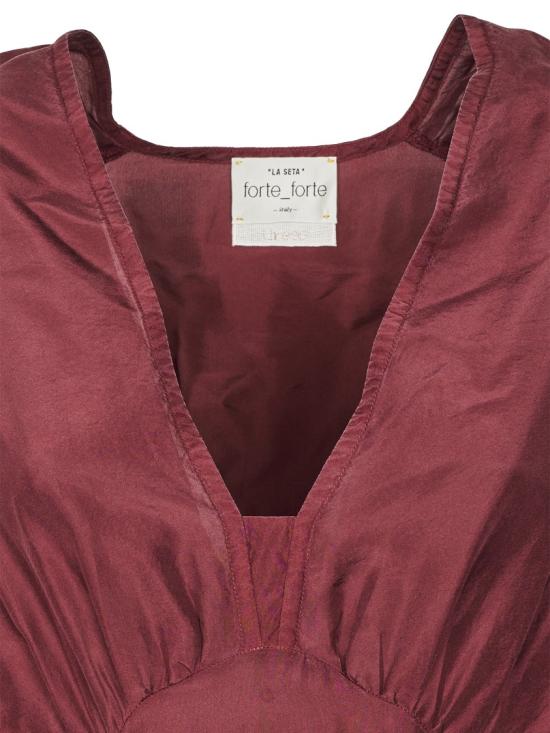 26SS 포르테포르테 롱 원피스 148632504 Burgundy - FORTE FORTE