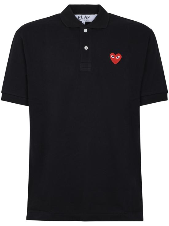 26SS 꼼데가르송 폴로 티셔츠 AX T006 0511 Black