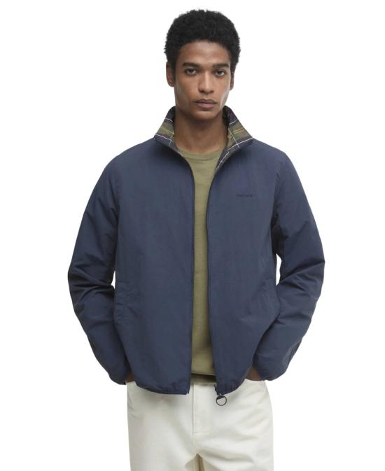 26SS 바버 리버시블 코벨 샤워프루프 자켓 MSP0188NY71 Blue