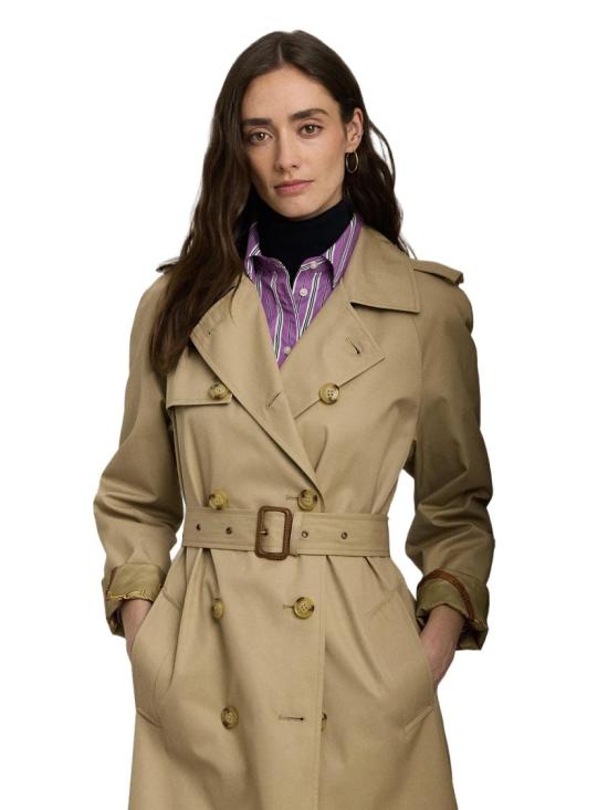 26SS 랄프 로렌 더블 브레스티그 트렌치 코트 297951259003 Neutrals - RALPH LAUREN