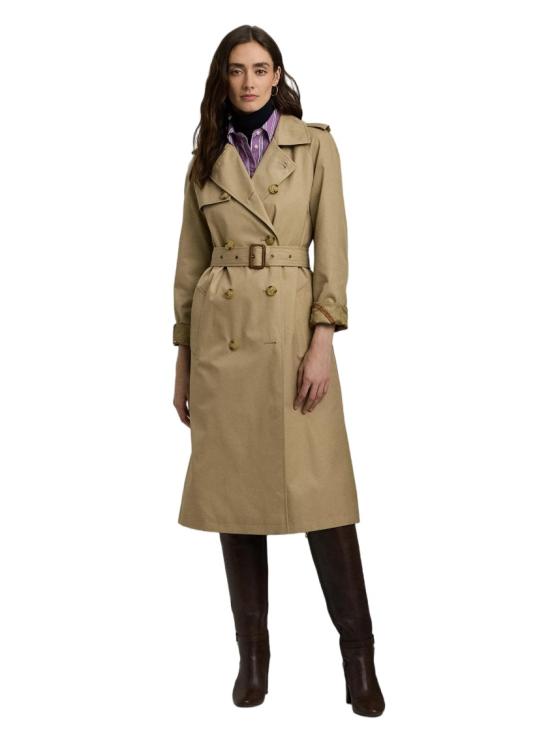 26SS 랄프 로렌 더블 브레스티그 트렌치 코트 297951259003 Neutrals - RALPH LAUREN