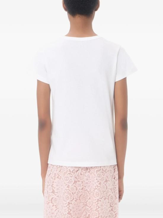 26FW 발렌티노 가라바니 반팔 티셔츠 9B3MG26MAA8 White - VALENTINO GARAVANI