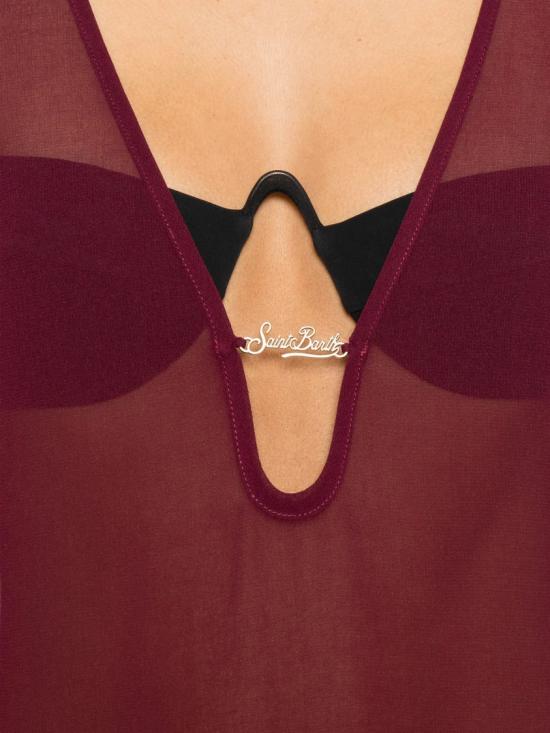 26SS 세인트바쓰 롱 원피스 AGH000208666L Burgundy - MC2 SAINT BARTH
