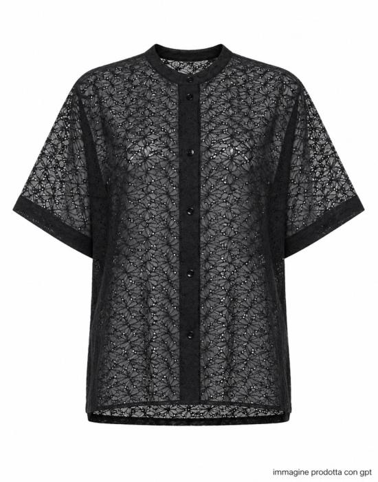 26FW 포르테포르테 반팔 티셔츠 14880 Black