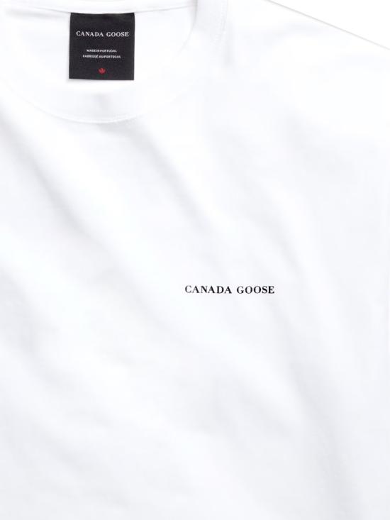 26SS 캐나다구스 반팔 티셔츠 1328M19227 White - CANADA GOOSE