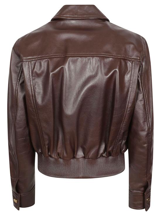 26SS 막스마라 가죽 자켓 2616441011600 002 Brown - MAX MARA
