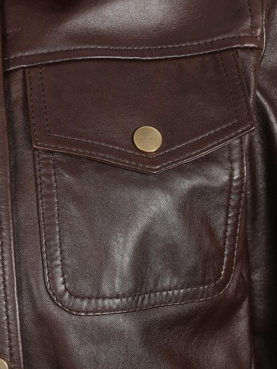 26SS 막스마라 가죽 자켓 2616441011600 002 Brown - MAX MARA