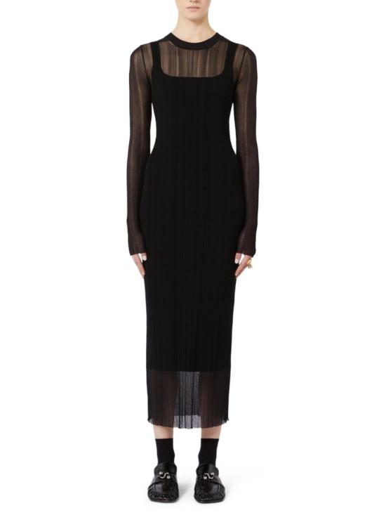 26SS 막스마라 롱 원피스 2612321031600SPXCARO005 Black - MAX MARA